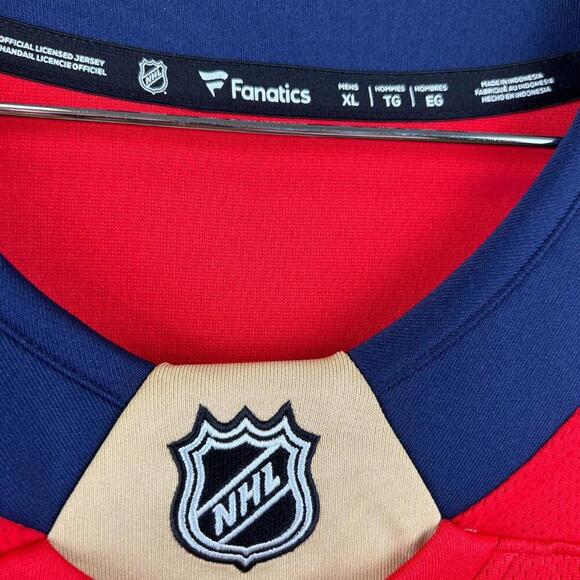 Fanatics Florida Panthers Brad Marchand #63 Red Jersey Men’s Size XL NHL New - Picture 7 of 9